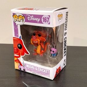 Pop! Disney Vinyl Figure - Mushu & Cricket #167